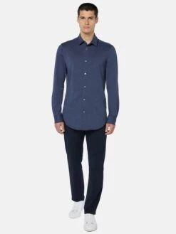 Overhemden Regular Fit Functioneel Overhemd Heren Navy -Heren Kleed Verkoop 064a88cc78f6c3b1c30ae56d6c1db90d