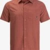 Jack Wolfskin Overhemden Regular Fit Functioneel Overhemd Heren Rood