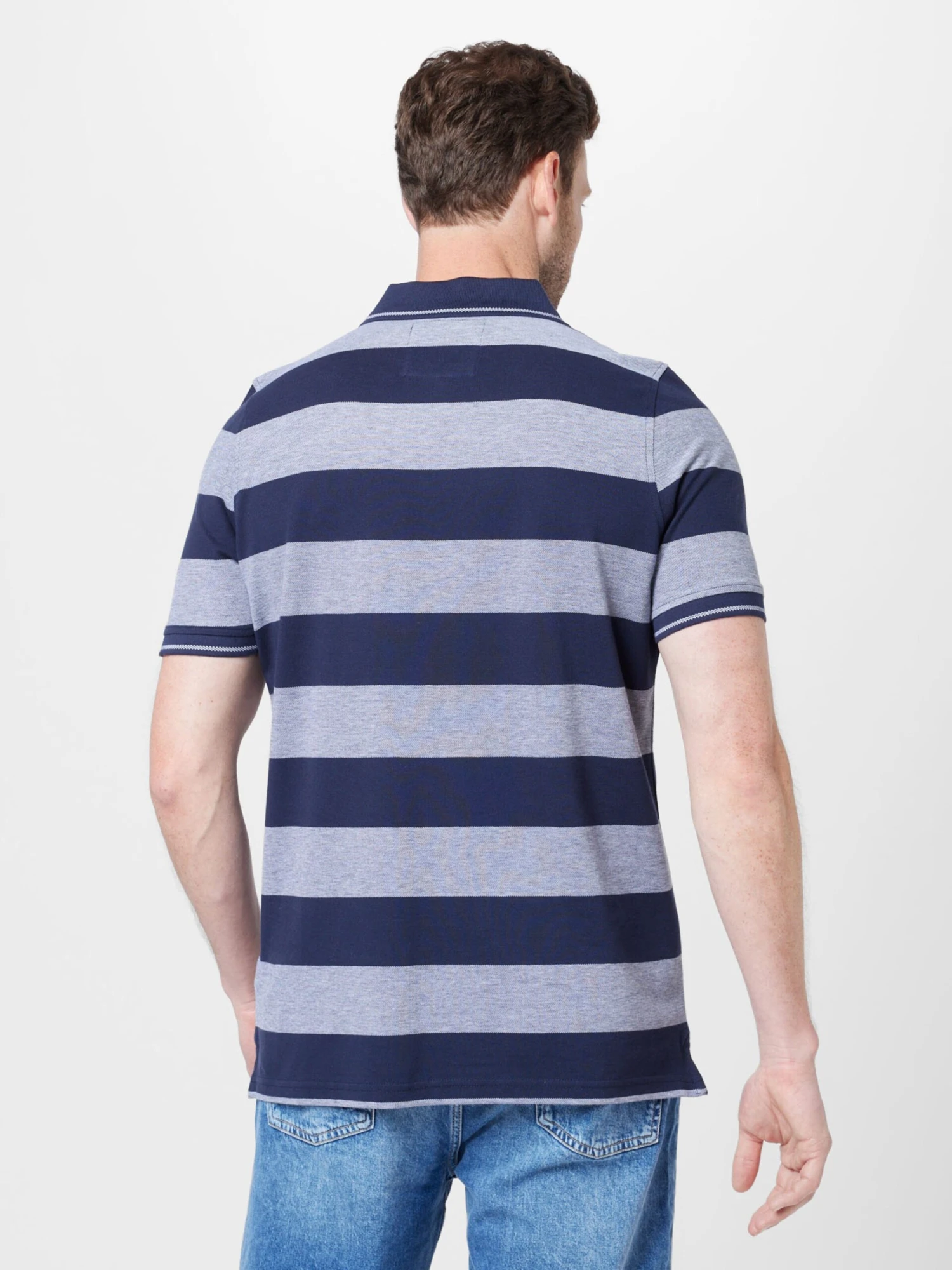 FYNCH-HATTON Shirts Shirt Heren Marine / Lichtblauw 5 FYNCH-HATTON Shirts Shirt Heren Marine / Lichtblauw - Afbeelding 3