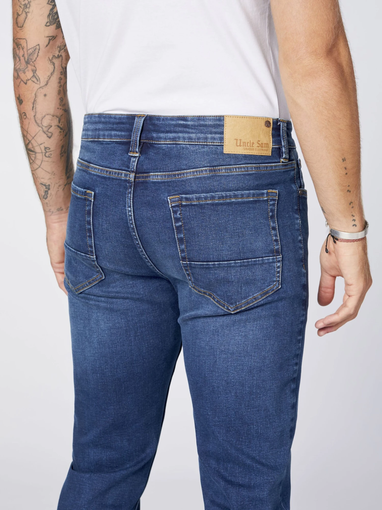Grote Maten Regular Jeans Heren Blauw 9 Grote Maten Regular Jeans Heren Blauw - Afbeelding 7