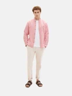 Tom Tailor Overhemden Regular Fit Overhemd Heren Pastelrood 11 Tom Tailor Overhemden Regular Fit Overhemd Heren Pastelrood -Heren Kleed Verkoop 1442669cef6ab07de45cd8b794b9f832