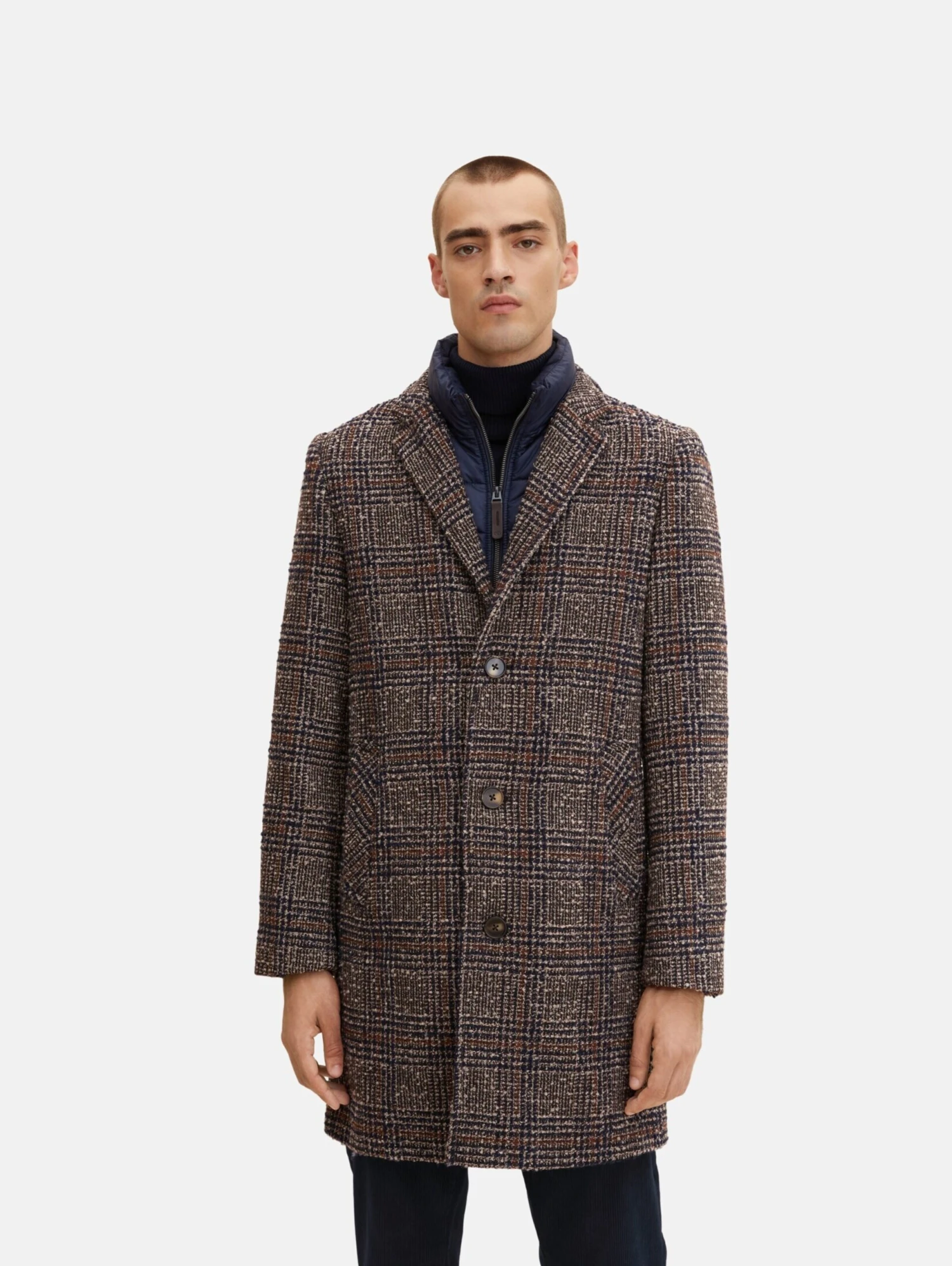 Tom Tailor Mantels Tussenjas Heren Navy 4 Tom Tailor Mantels Tussenjas Heren Navy - Afbeelding 2