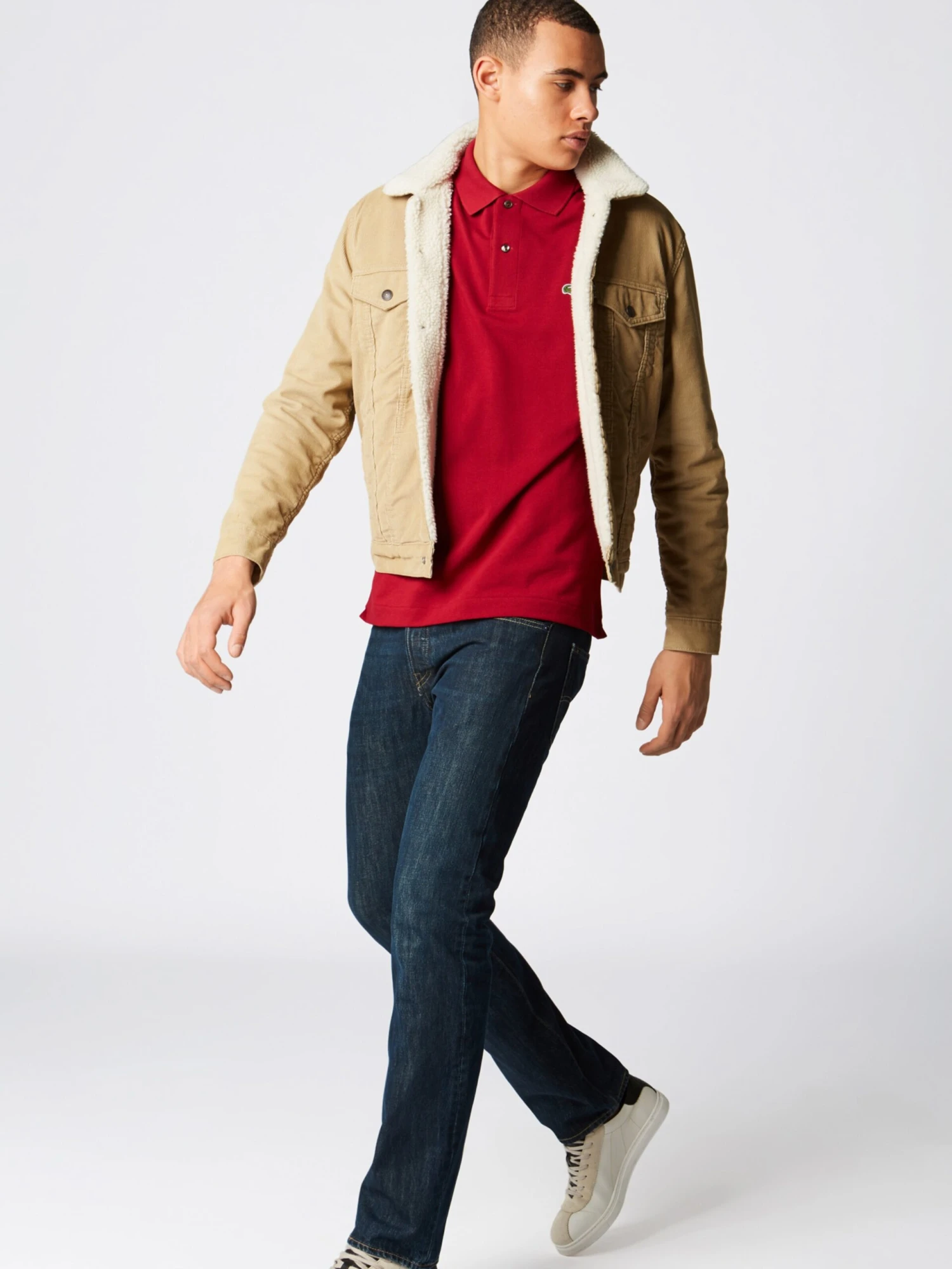 Lacoste Shirts Regular Fit Shirt Heren Karmijnrood 6 Lacoste Shirts Regular Fit Shirt Heren Karmijnrood - Afbeelding 4