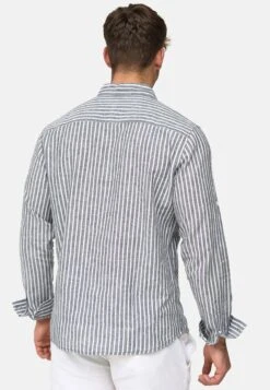 Indicode Jeans Overhemden Regular Fit Overhemd Brayden Heren Grijs / Wit -Heren Kleed Verkoop 24edcfcf1e625c727e0cdfdd8db21dcb