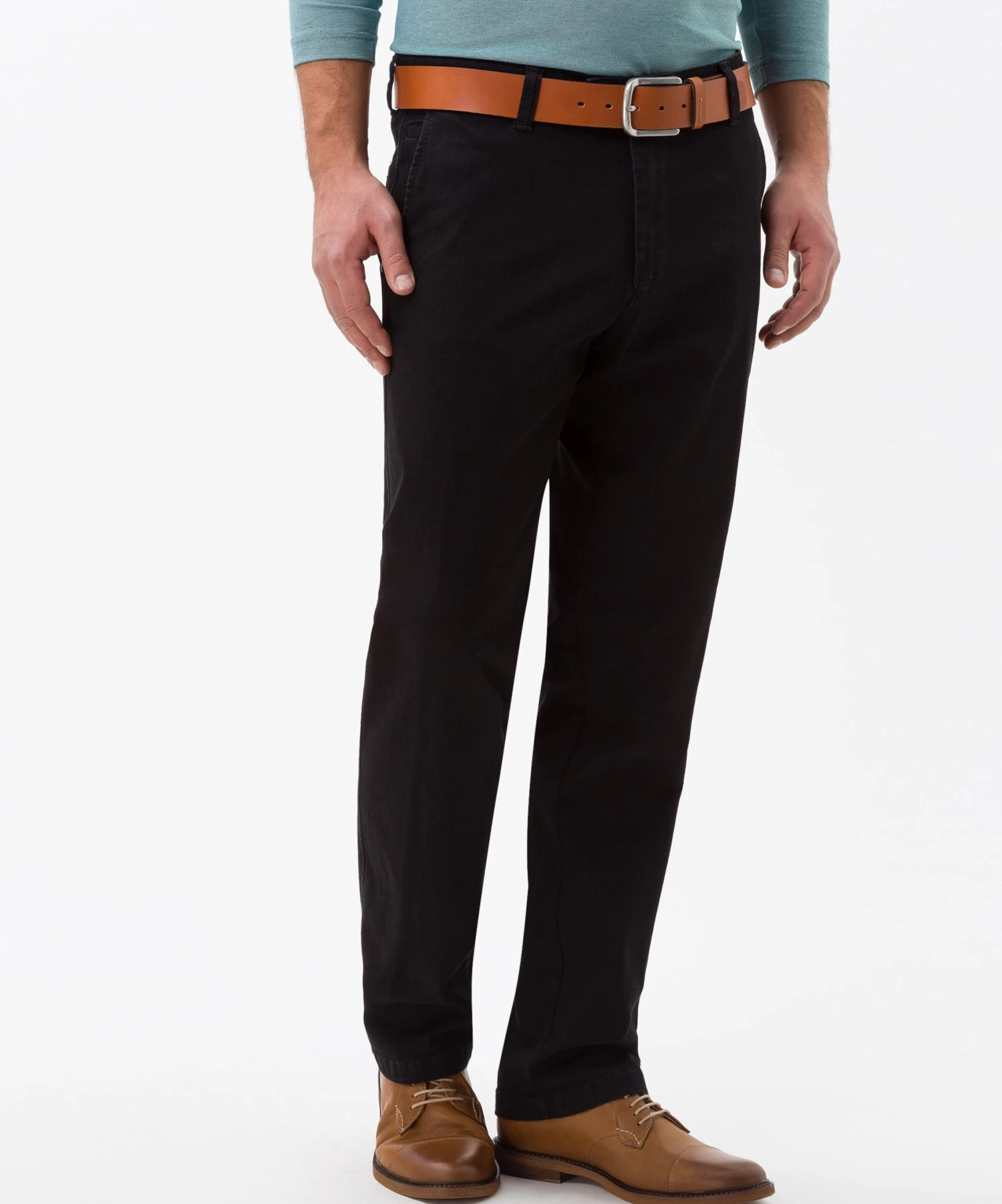 BRAX Grote Maten Regular Jeans Jim 316 Heren Zwart 7 BRAX Grote Maten Regular Jeans Jim 316 Heren Zwart - Afbeelding 5