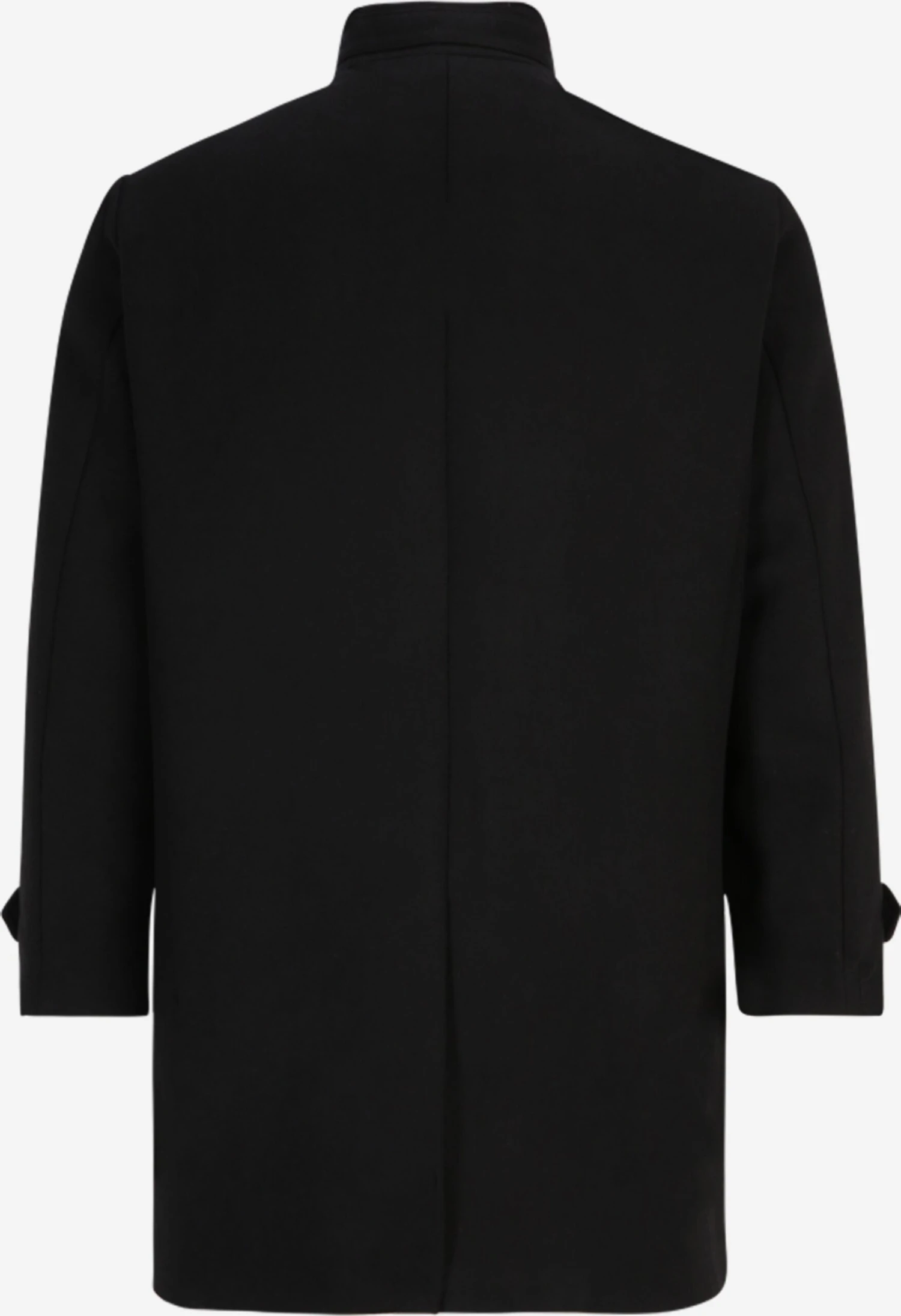 Mantels Tussenjas MELTON Heren Zwart 4 Mantels Tussenjas MELTON Heren Zwart - Afbeelding 2