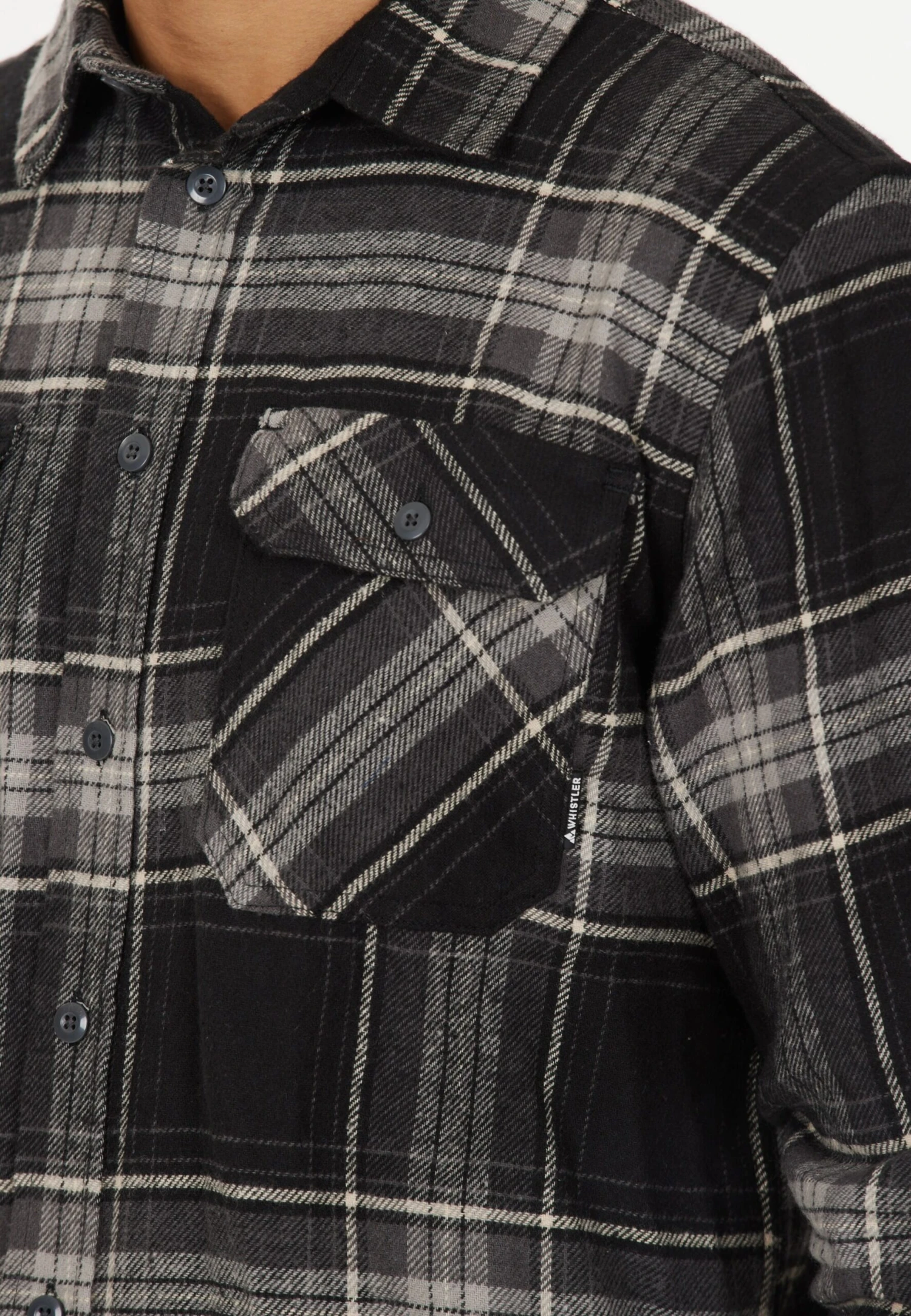 Whistler Overhemden Slim Fit Functioneel Overhemd Jamba Heren Zwart 8 Whistler Overhemden Slim Fit Functioneel Overhemd Jamba Heren Zwart - Afbeelding 6