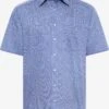 Eterna Overhemden Comfort Fit Overhemd Heren Blauw / Lichtblauw -Heren Kleed Verkoop 336134fc6b8179196094baa9c304e526