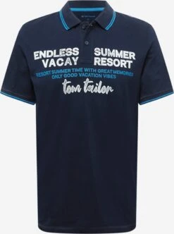 Tom Tailor Shirts Shirt Heren Blauw / Navy