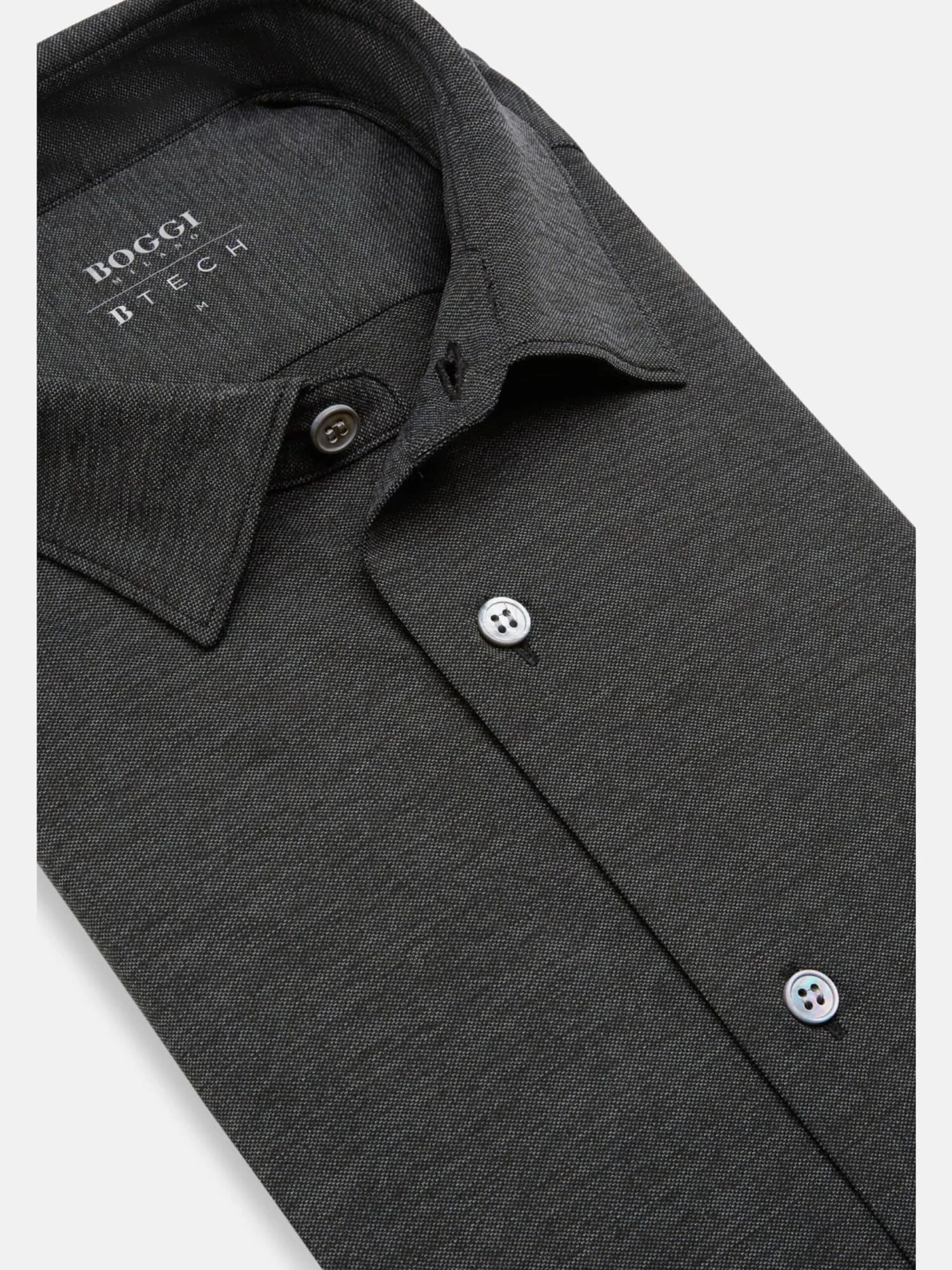 Overhemden Regular Fit Functioneel Overhemd Heren Basaltgrijs 8 Overhemden Regular Fit Functioneel Overhemd Heren Basaltgrijs - Afbeelding 6