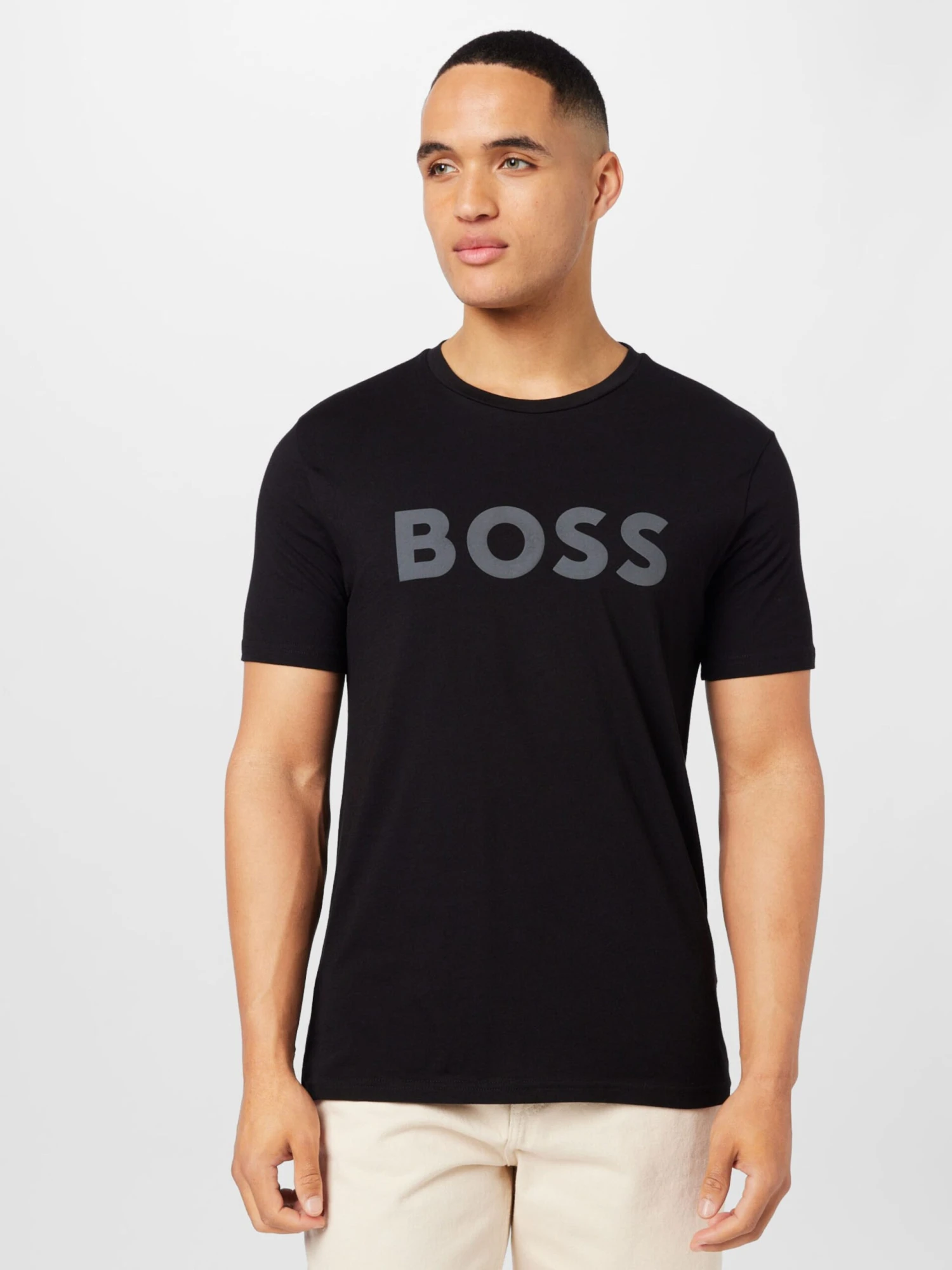 BOSS ORANGE Shirts Shirt Thinking 1 Heren Zwart 5 BOSS ORANGE Shirts Shirt Thinking 1 Heren Zwart - Afbeelding 3