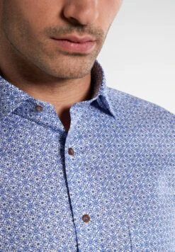 Eterna Overhemden Regular Fit Overhemd Heren Royal Blue/koningsblauw -Heren Kleed Verkoop 6f2875560c78d1dc457f824e3c887aff