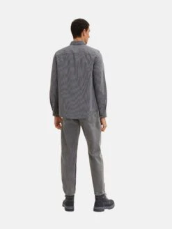 Tom Tailor Overhemden Regular Fit Overhemd Heren Grijs -Heren Kleed Verkoop 7305143fa10ad1d9e037b3c9e0ec64eb