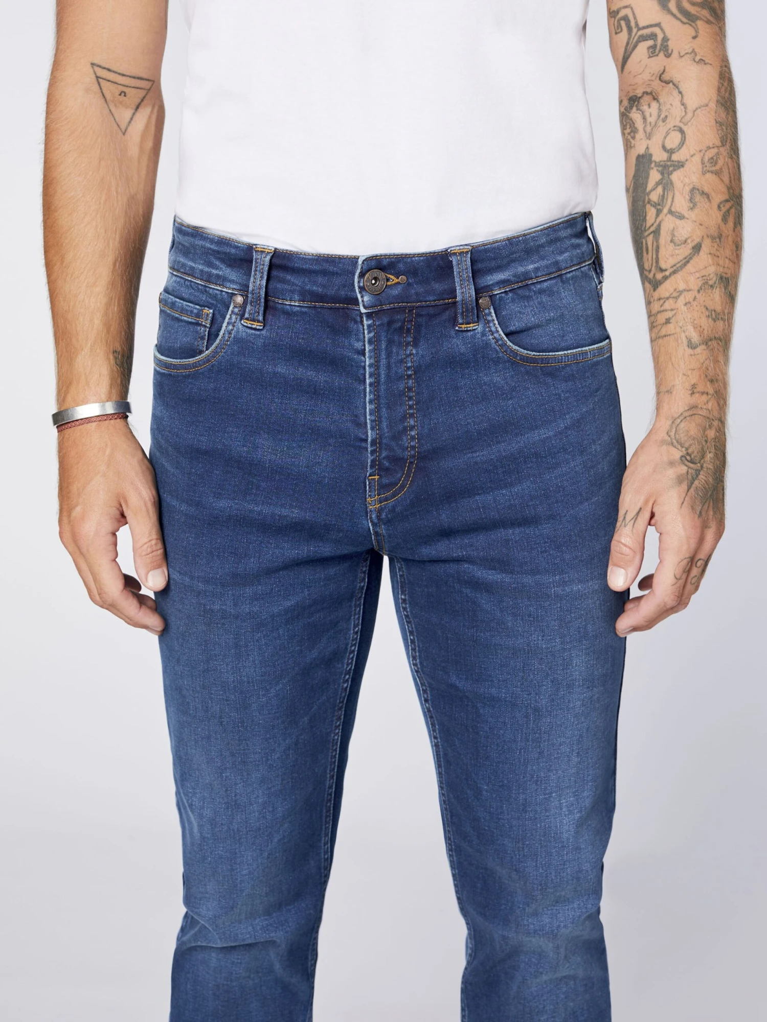 Grote Maten Regular Jeans Heren Blauw 8 Grote Maten Regular Jeans Heren Blauw - Afbeelding 6