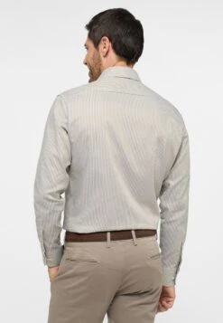 Eterna Overhemden Regular Fit Overhemd Heren Kaki -Heren Kleed Verkoop 8624c9a6760c10a525d773628a75fe52