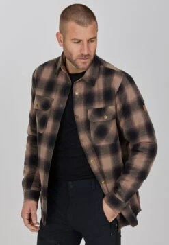 Whistler Overhemden Regular Fit Functioneel Overhemd Quilted Heren Bruin / Zwart -Heren Kleed Verkoop 866ad887a6cbb9f413eecb8fef318d20