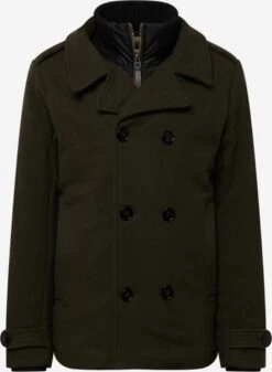 Petrol Industries Mantels Tussenjas Heren Donkergroen