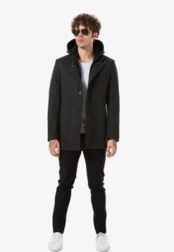 Mantels Tussenjas Heren Donkergrijs -Heren Kleed Verkoop 8a16aac8ee855f5d8cc68e09d02c3f21