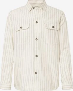 Tom Tailor Overhemden Regular Fit Overhemd Heren Beige