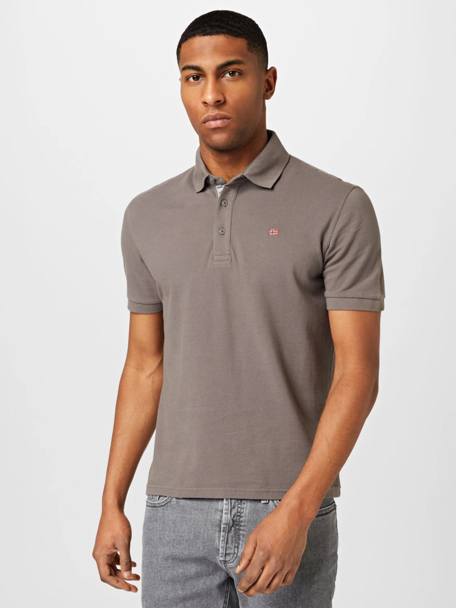 Napapijri Shirts Shirt EOLANOS Heren Taupe 5 Napapijri Shirts Shirt EOLANOS Heren Taupe - Afbeelding 3