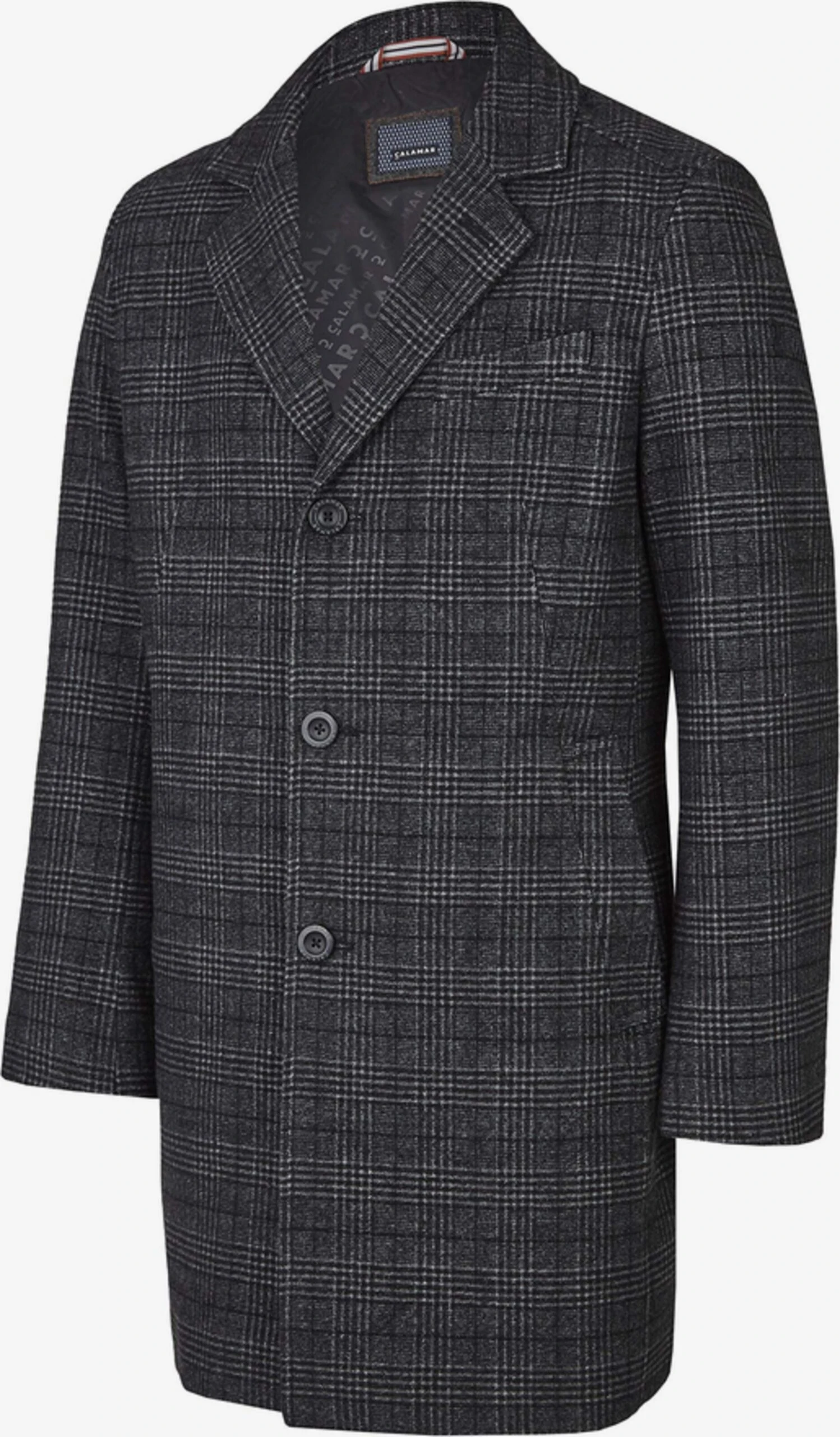 Mantels Winterjas Heren Grijs / Antraciet 4 Mantels Winterjas Heren Grijs / Antraciet - Afbeelding 2