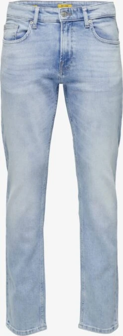 Only & Sons Grote Maten Regular Jeans Weft Heren Blauw