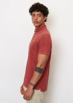 Marc O'Polo Shirts Shirt Heren Donkerrood -Heren Kleed Verkoop a20ba9ea5ed508b85d7befb0f73917f9