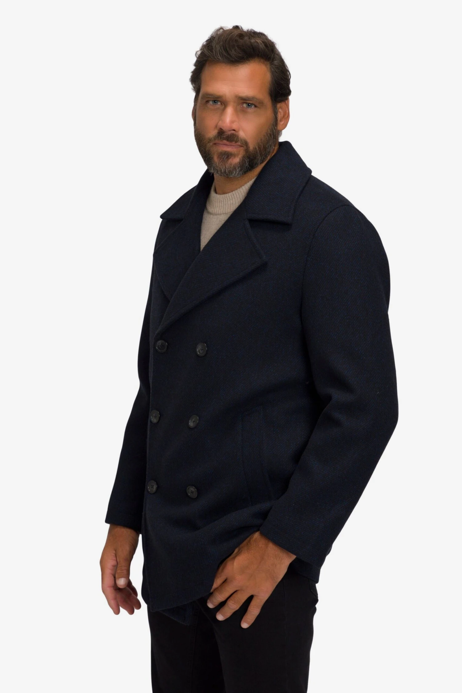 JP1880 Mantels Winterjas Heren Blauw / Marine 5 JP1880 Mantels Winterjas Heren Blauw / Marine - Afbeelding 3