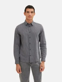 Tom Tailor Overhemden Regular Fit Overhemd Heren Grijs -Heren Kleed Verkoop c3ebb57bbf3f45bb38c036626144dab8