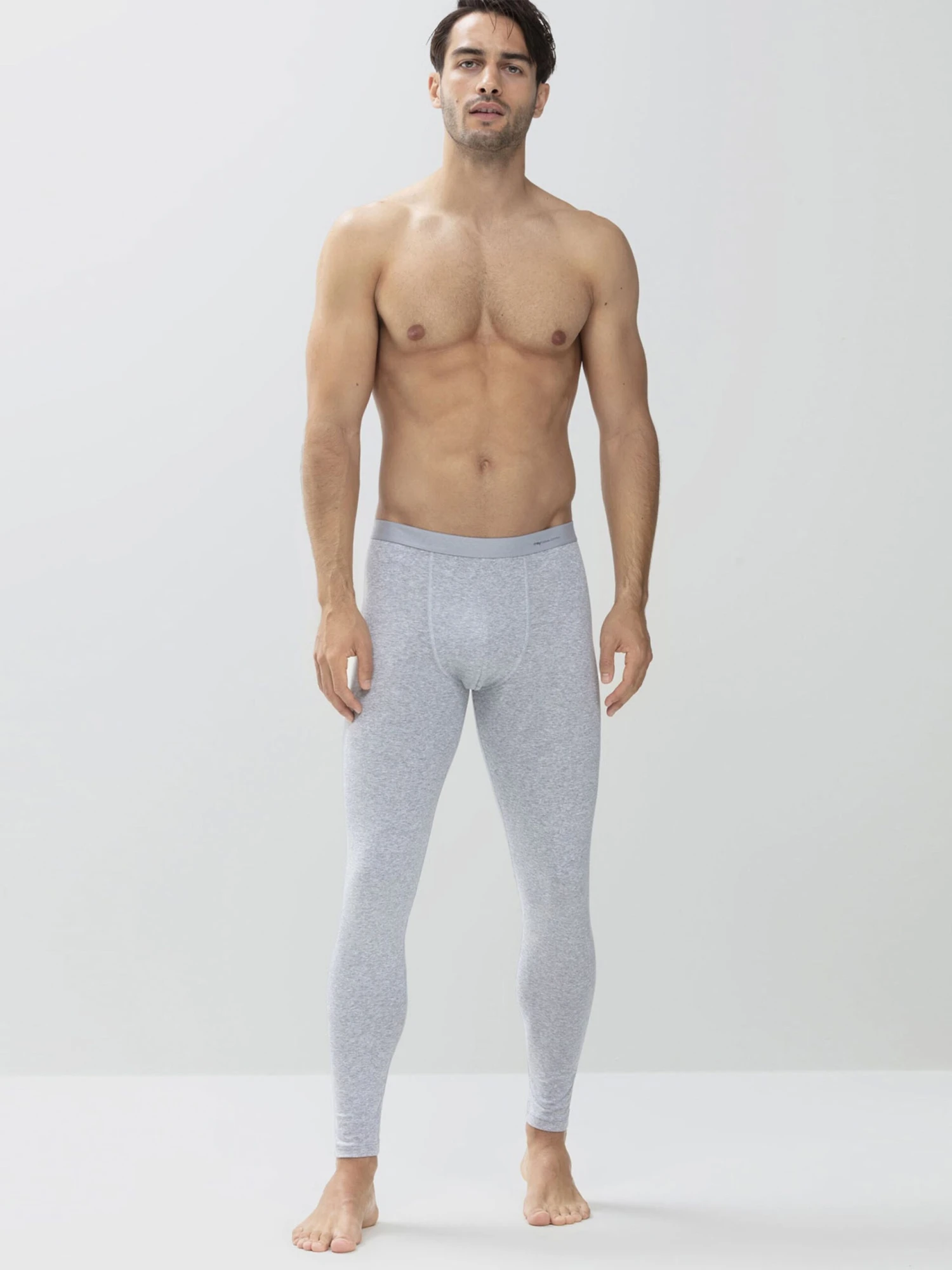 MEY Ondergoed & Pyjamas Lange Onderbroek Heren Lichtgrijs 4 MEY Ondergoed & Pyjamas Lange Onderbroek Heren Lichtgrijs - Afbeelding 3