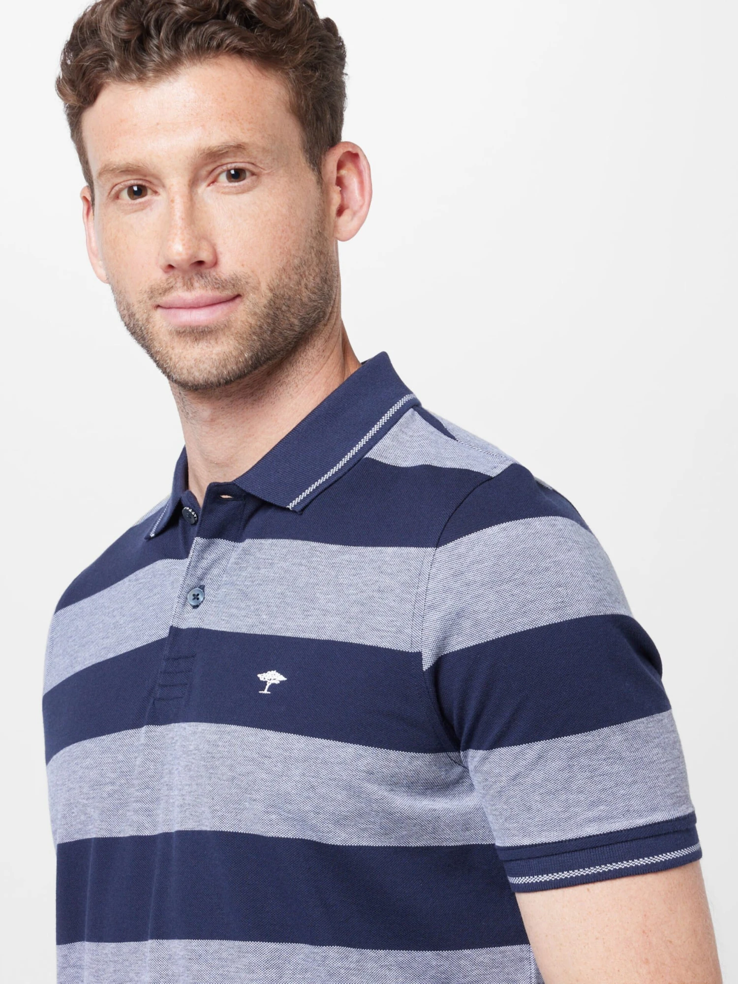 FYNCH-HATTON Shirts Shirt Heren Marine / Lichtblauw 7 FYNCH-HATTON Shirts Shirt Heren Marine / Lichtblauw - Afbeelding 5