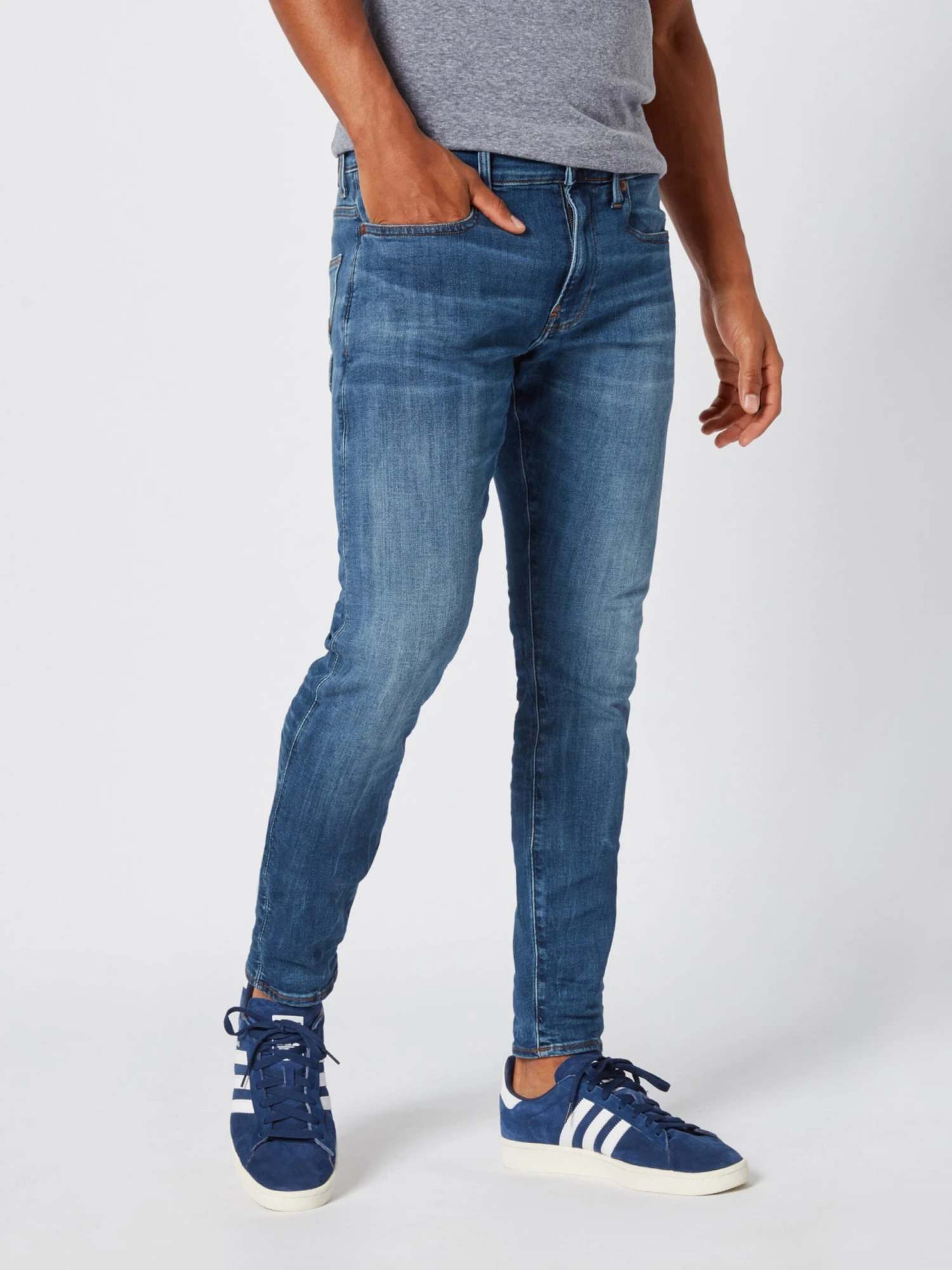 G-Star Raw Grote Maten Skinny Jeans Revend Heren Blauw 4 G-Star Raw Grote Maten Skinny Jeans Revend Heren Blauw - Afbeelding 2