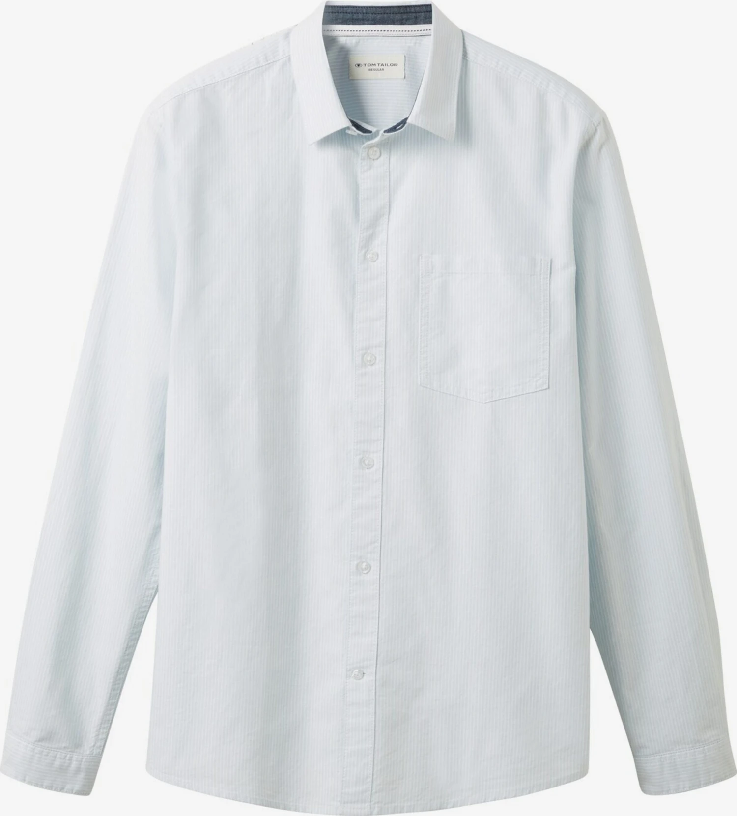 Tom Tailor Overhemden Regular Fit Overhemd Heren Pastelblauw 3 Tom Tailor Overhemden Regular Fit Overhemd Heren Pastelblauw