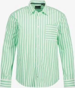 JP1880 Overhemden Regular Fit Overhemd Heren Lichtgroen