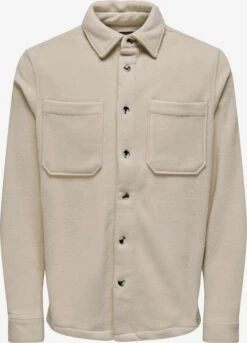 Only & Sons Overhemden Regular Fit Overhemd DAL Heren Greige