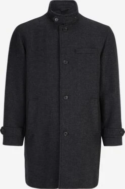 Mantels Tussenjas Melton Heren Lichtgrijs / Donkergrijs