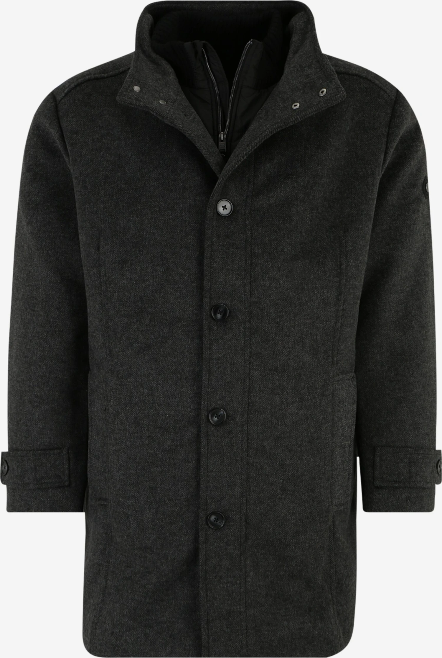 Mantels Tussenjas Heren Antraciet 3 Mantels Tussenjas Heren Antraciet
