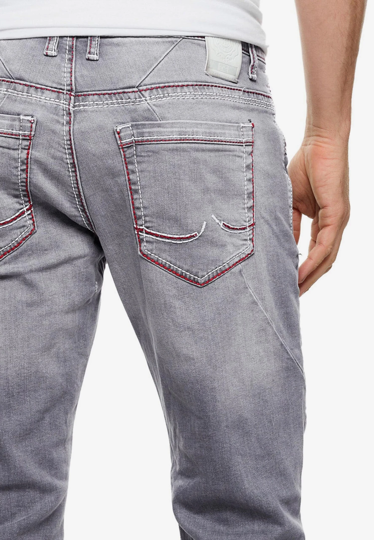 Grote Maten Regular Jeans ODAR Heren Grijs 8 Grote Maten Regular Jeans ODAR Heren Grijs - Afbeelding 6