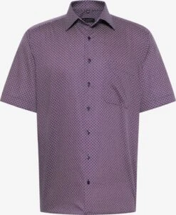 Eterna Overhemden Comfort Fit Overhemd Heren Rood