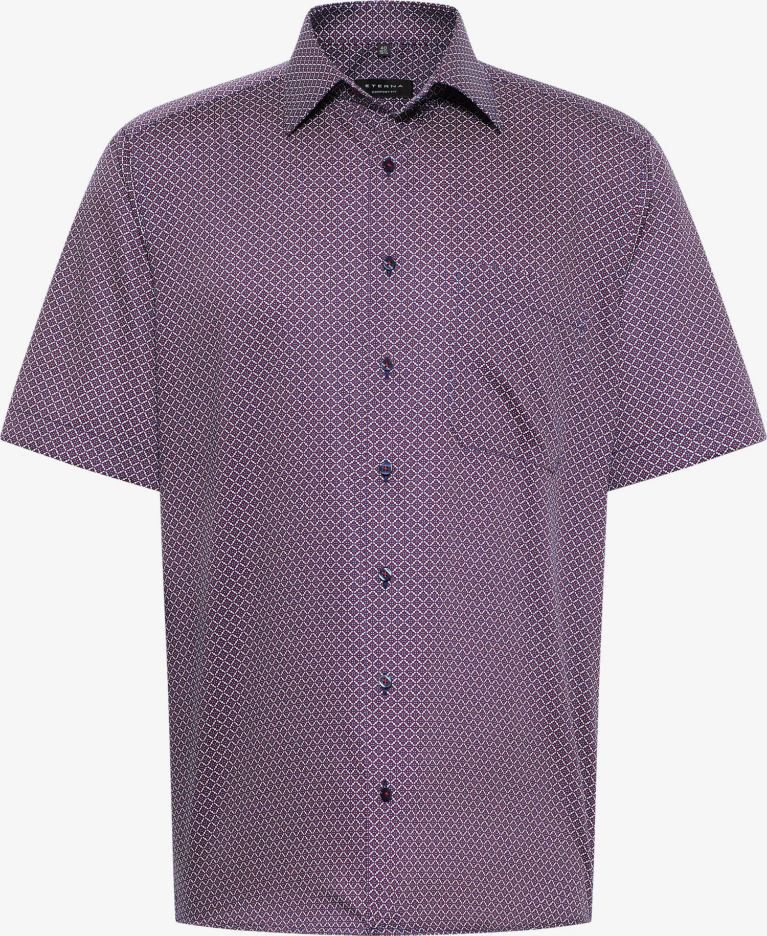 Eterna Overhemden Comfort Fit Overhemd Heren Rood 3 Eterna Overhemden Comfort Fit Overhemd Heren Rood