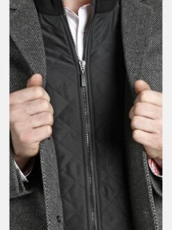 Mantels Tussenjas Earl Vaughan Heren Grijs -Heren Kleed Verkoop fba08e91ad92391d5fd6b2624588ff27